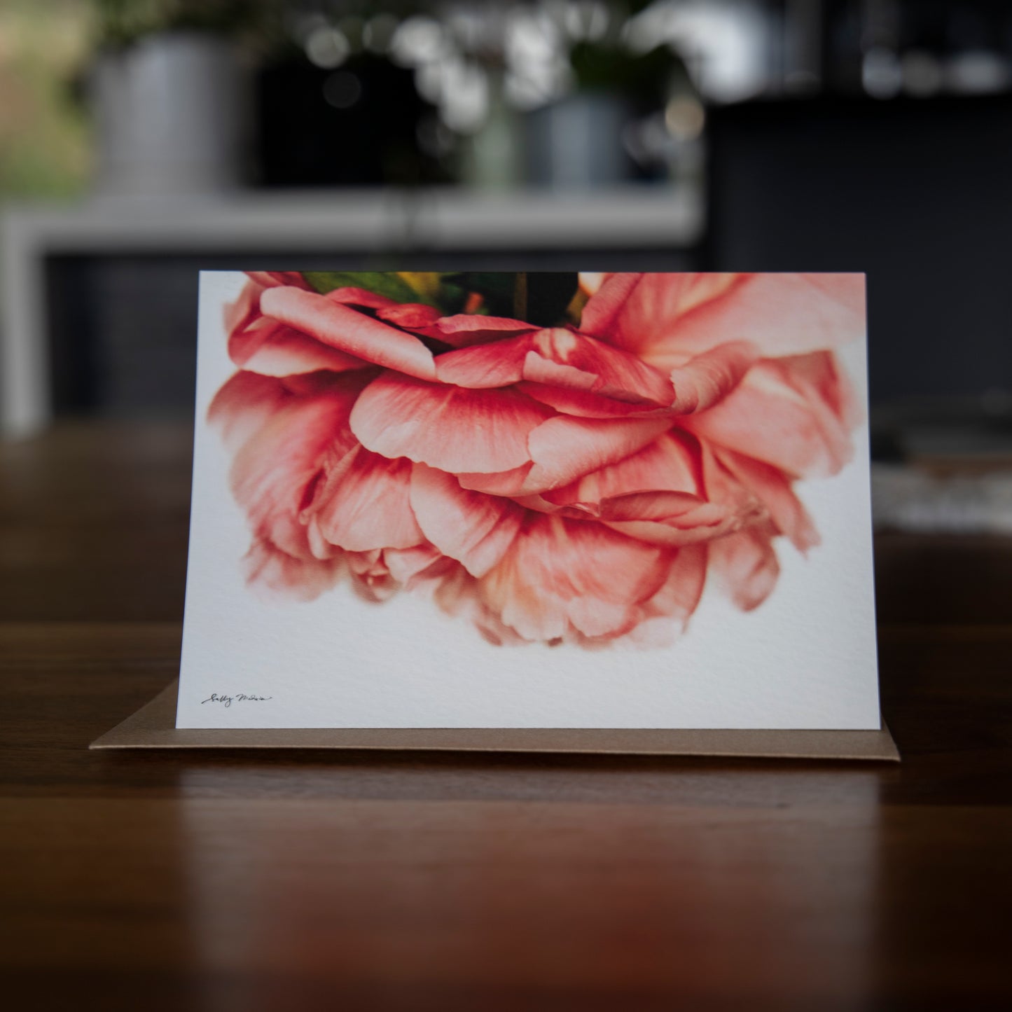 Peony Gown Card