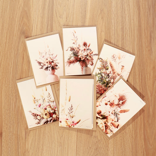 New Dried Blooms Card Set