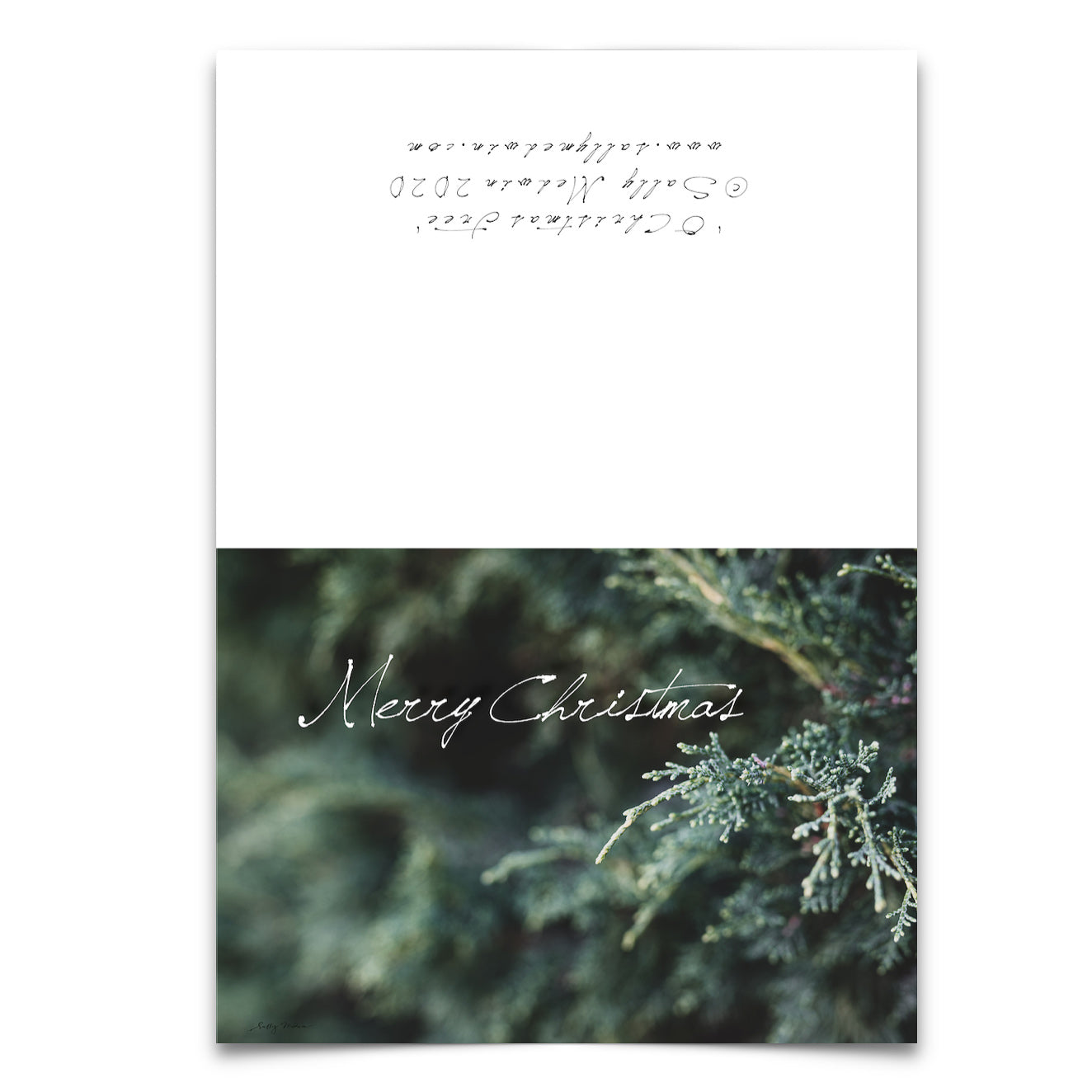Christmas Cards Smooth with bonus Gift Tags - Set of 4